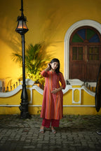 SOUK ZIYA CO-ORD SET - BURNT ORANGE