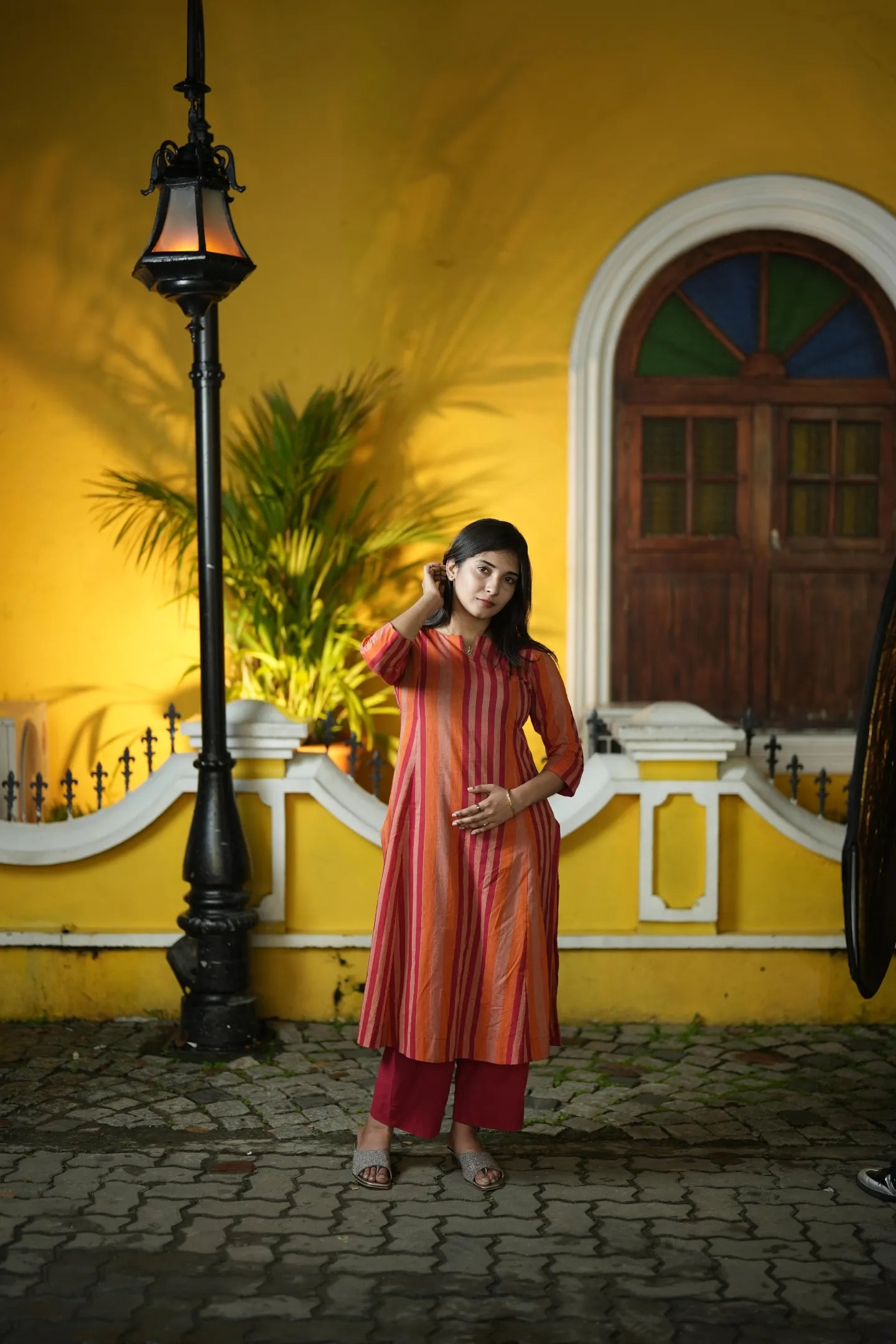 SOUK ZIYA CO-ORD SET - BURNT ORANGE